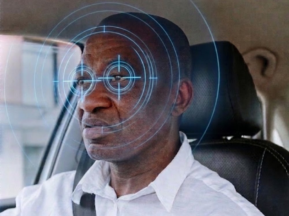 Man driving after eye laser surgery